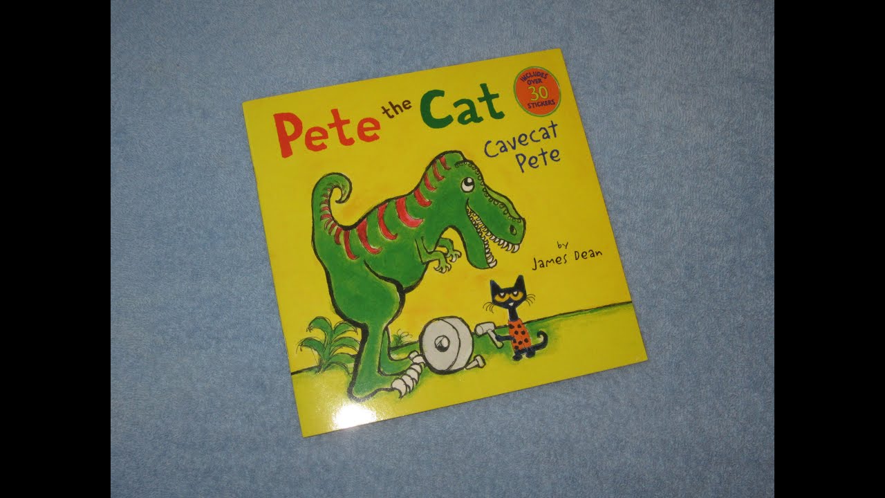 Pete The Cat ~ Cavecat Pete Children's Read Aloud Story Book For Kids ...