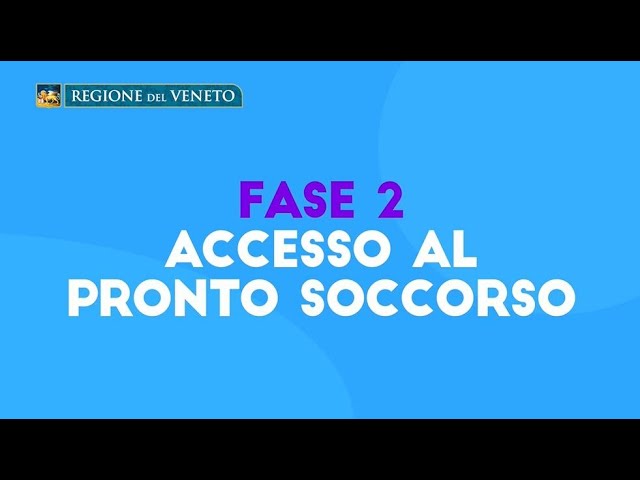 Fase 2 emergenza covid: accesso al pronto soccorso