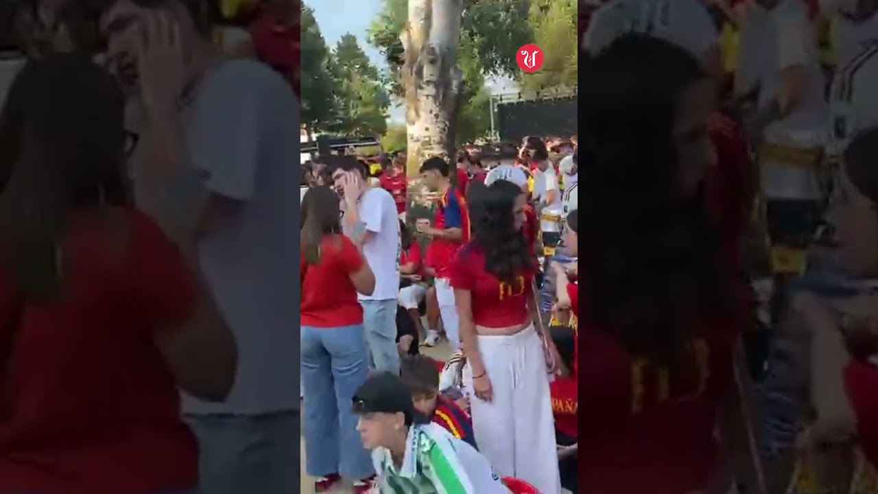 Ambiente festivo en la Alameda de Pontevedra en la previa del #mundial2026