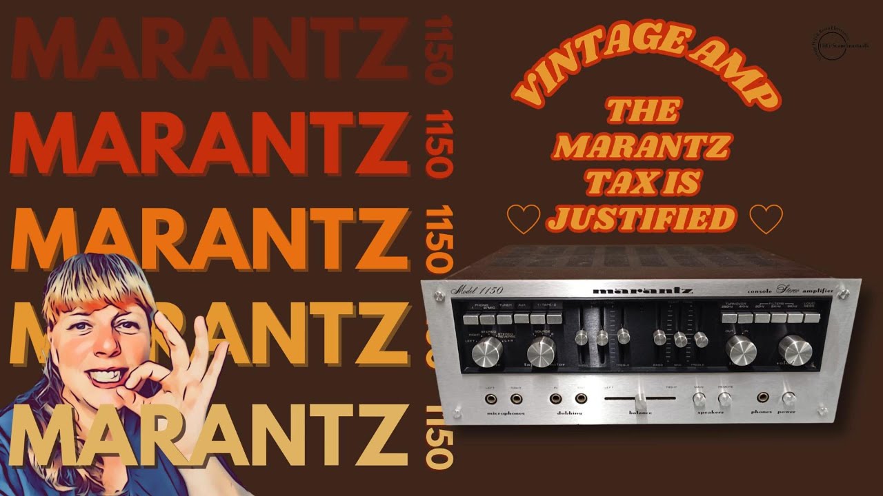 MARANTZ 1150 VINTAGE AMP - THE MARANTZ TAX IS JUSTIFIED ❤︎ - YouTube