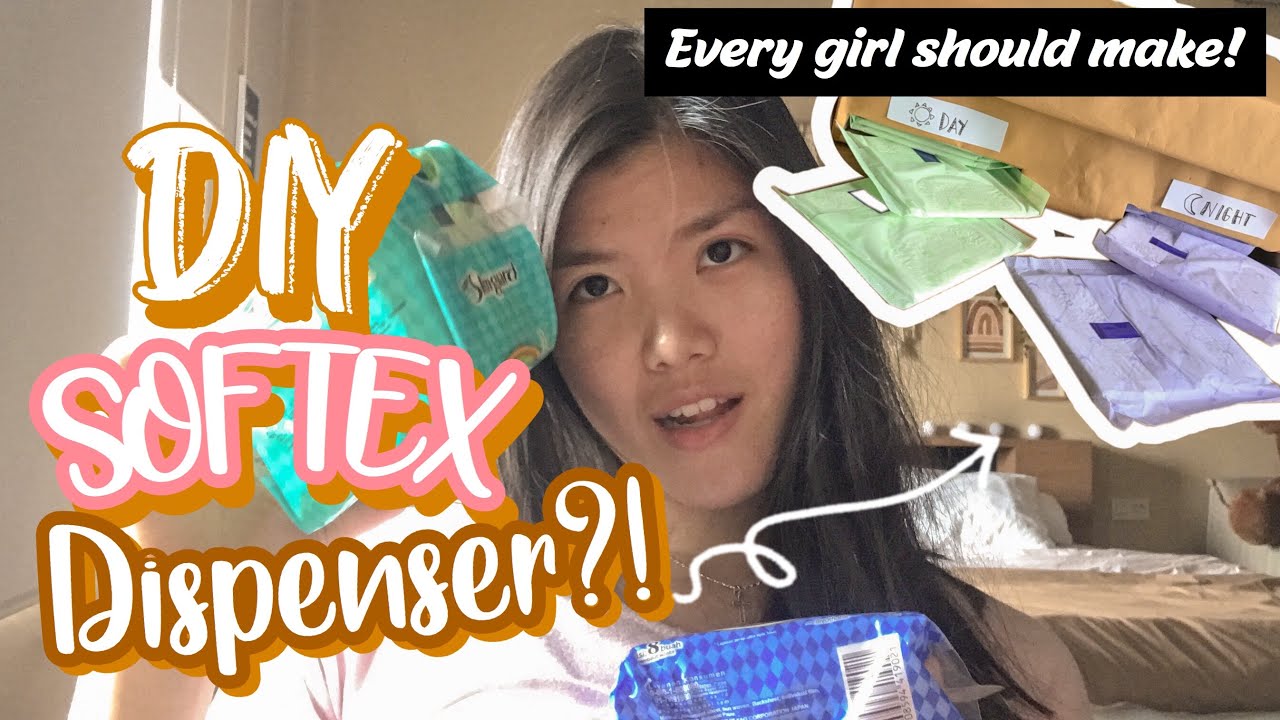 DIY Softex Dispenser?! EVERY GIRL SHOULD MAKE! life hacks DIY
