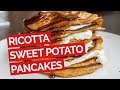 Sweet Potato Pancakes Stuffed with Ricotta