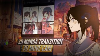 Tutorial 3D Manga Transition & 3D Move Cam - Alight Motion Free Presets!!! screenshot 5