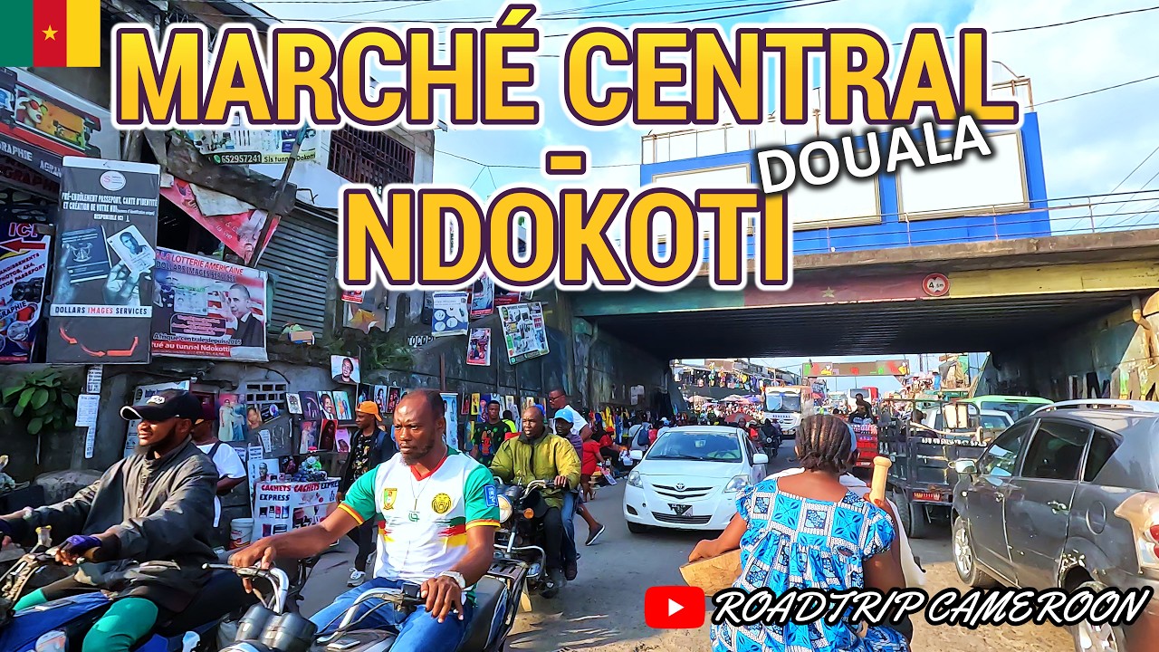 MARCHÉ CENTRAL - NDOKOTI : Un trajet populaire à DOUALA !