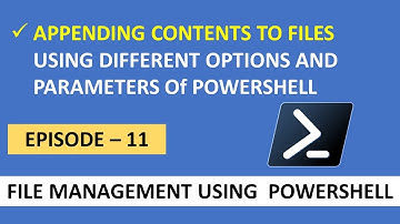 Append Contents To Files // EP 11 // Efficient & Automatic File Management With PowerShell