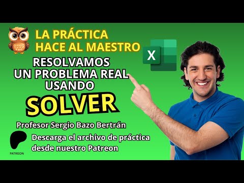 👉 ¡Domina SOLVER en Excel! Resuelve problemas reales con este ejemplo explicado paso a paso