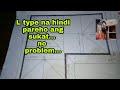 Diskarte sa L type na aguas na hindi mag singlapad  | maynard collado