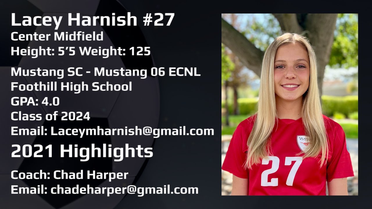 Lacey Harnish Soccer Highlight Film Recruiting Tape