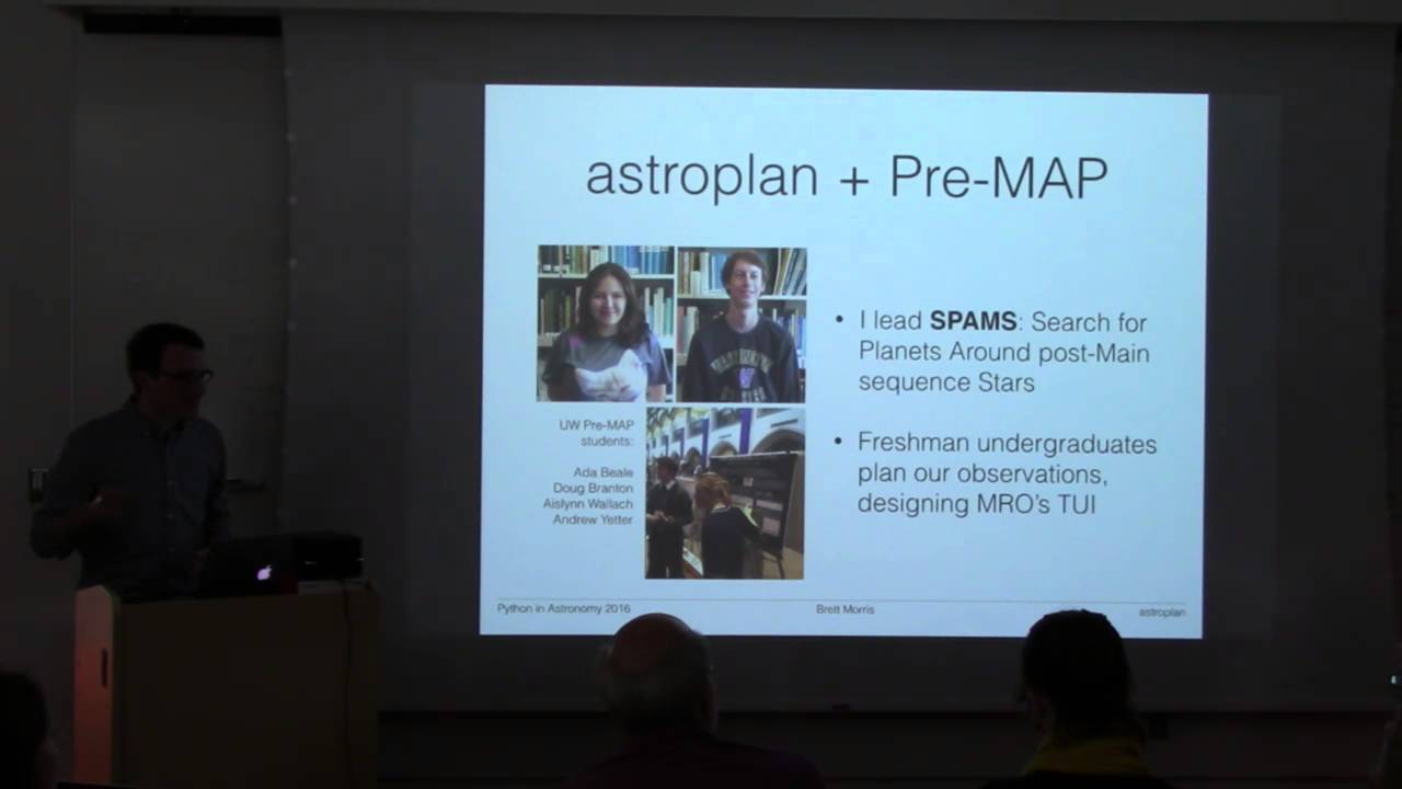 Image from PyAstro16 - Brett Morris - astroplan: Observation Planning for Astronomers