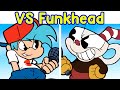 Friday night funkin vs funkhead fanmade fnf mod cuphead