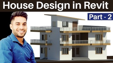 Revit House design tutorial for Beginners | House Design Part - 2