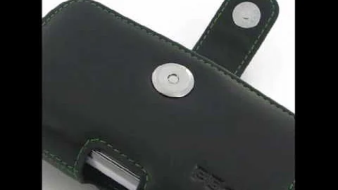 PDair Leather Case for Samsung Galaxy S4 zoom SM-C1010 - Horizontal Pouch Type(Black/Green Stitch)