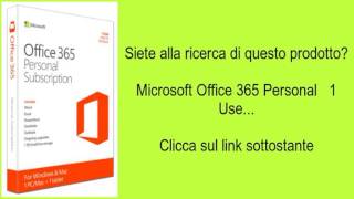 Microsoft Office 365 Personal   1 Use...