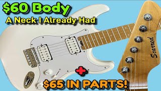I BUILT A PARTSCASTER GUITAR USING A BODY AND PARTS FROM TEMU! $100 Worth Of Coupons Made It Cheap!
