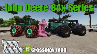 John Deere 84x Series / FS25 crossplay mod
