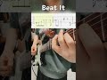【名曲】Beat It / Michael Jackson 【初心者向けリードギター】 #弾いてみた