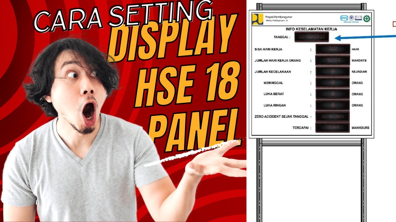 cara setting display hse 18 Panel