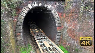 Old Railway Tunnel Čortanovci - Trains In Tunnel - Mountain Fruška Gora 4K