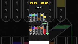 2022! Water Sort Level 275 Walkthrough Solution Android/iOS