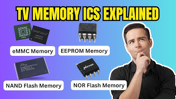 TV Memory ICs Explained: EEPROM, NOR, NAND & eMMC | Smart & Non-Smart TVs