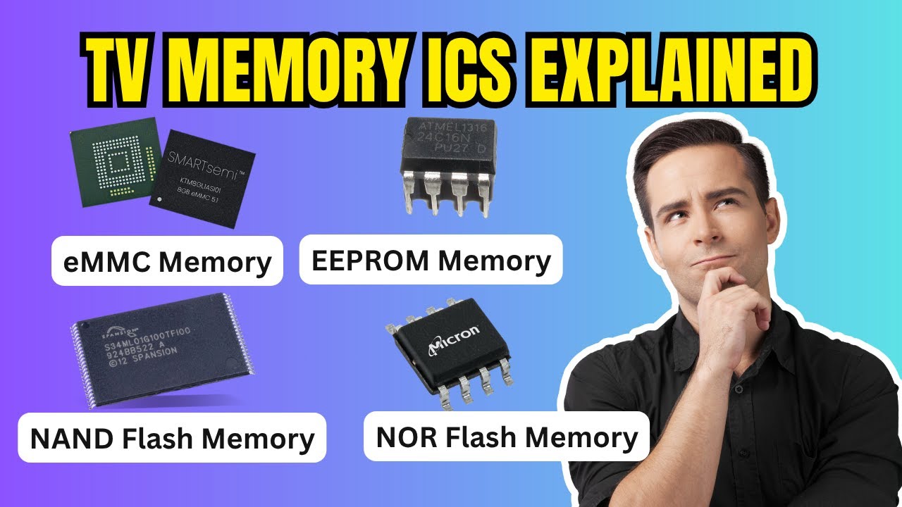 TV Memory ICs Explained: EEPROM, NOR, NAND & eMMC | Smart & Non-Smart ...