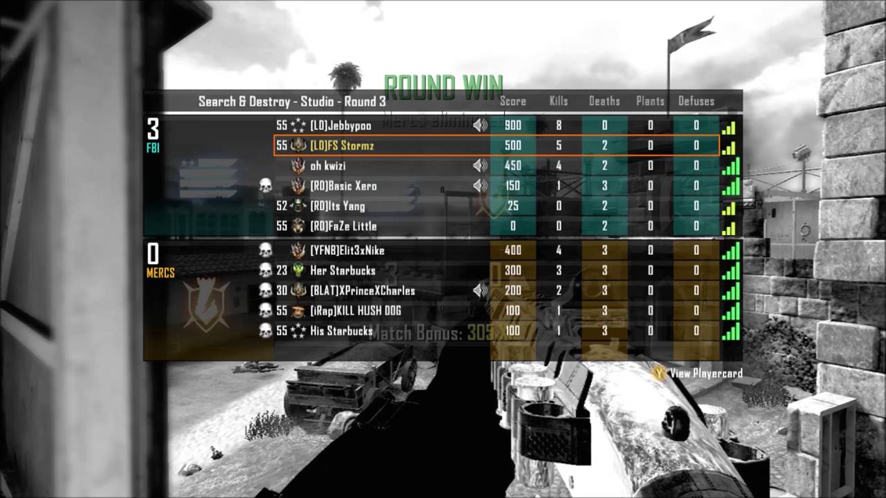 Bo2 trickshotting with friends! Studio Dropback!