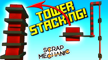 STACK THE HIGHEST TOWER CHALLENGE!  - Scrap Mechanic Multiplayer Monday! Ep 88