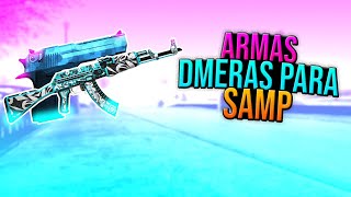  ARMAS para DMEROS SAMP  DESCARGAR PACK de ARMAS AZULES para SAMP *no bajan fps* 