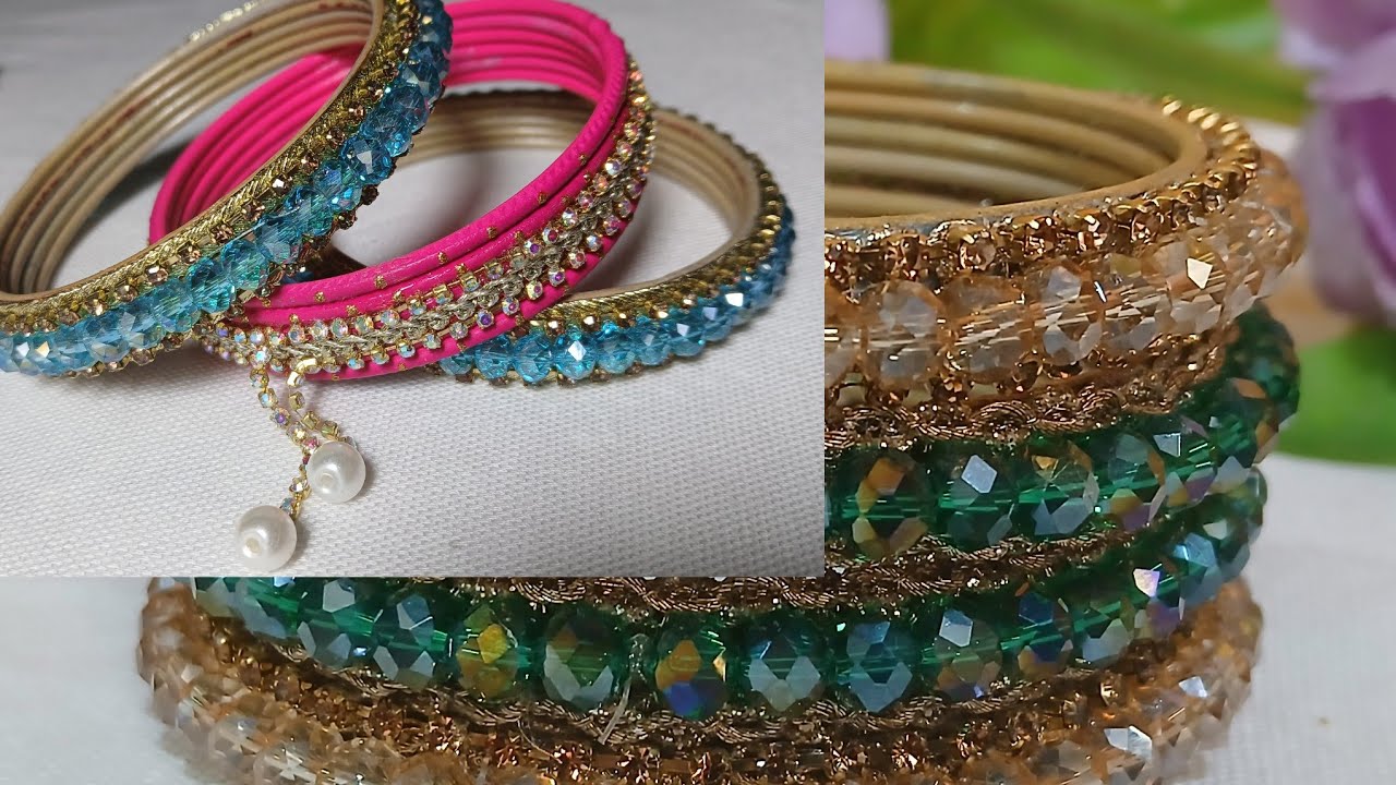 Handmade  bangles at home create with sonia