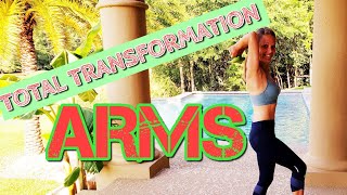15 Min Total Arms Transformation Workoutat Homeweightstoned Lean Arm Workoutshoulders And Back