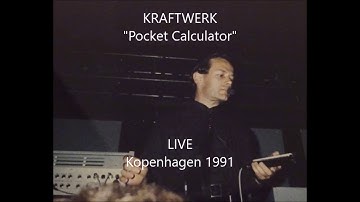 Kraftwerk "Pocket Calculator" Live, Kopenhagen 1991