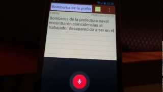 Voice to Text Test Android 4.1 screenshot 5