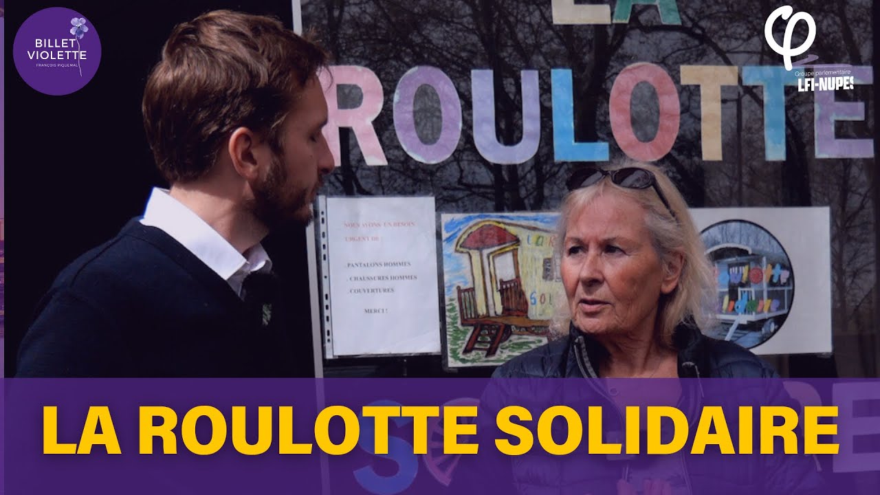 Billet Violette Je vous emmne  la Roulotte Solidaire proche de la Prairie des Filtres