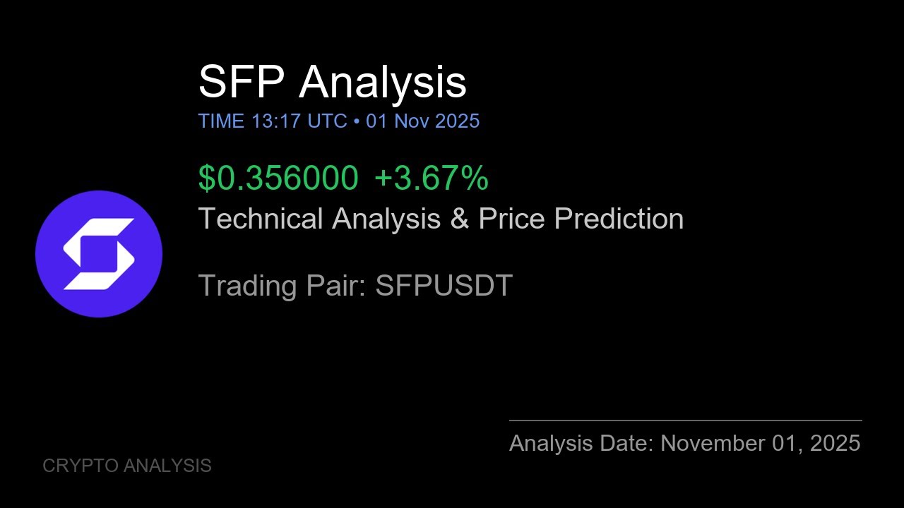 SFP (SFPUSDT) Technical Analysis - Price Prediction & Buy or Sell November 01, 2025