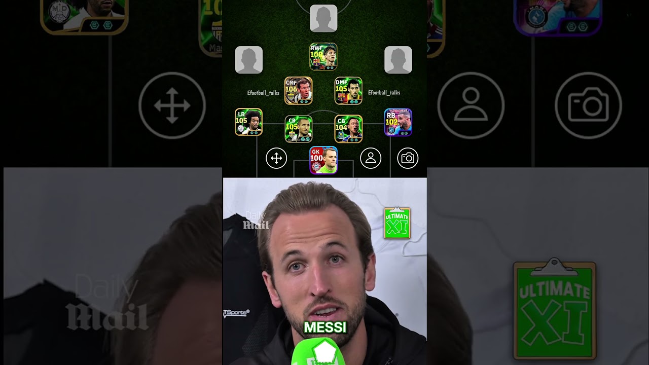 Harry Kane build his ultimate team 🤯🥶 