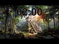 Ancient Jungle Temple Ambience | 2 Minute Timer
