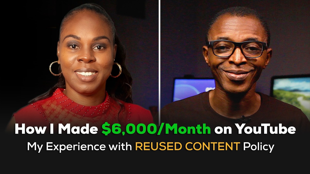 How I made $6,000/Month on YouTube + REUSED CONTENT Policy Experience