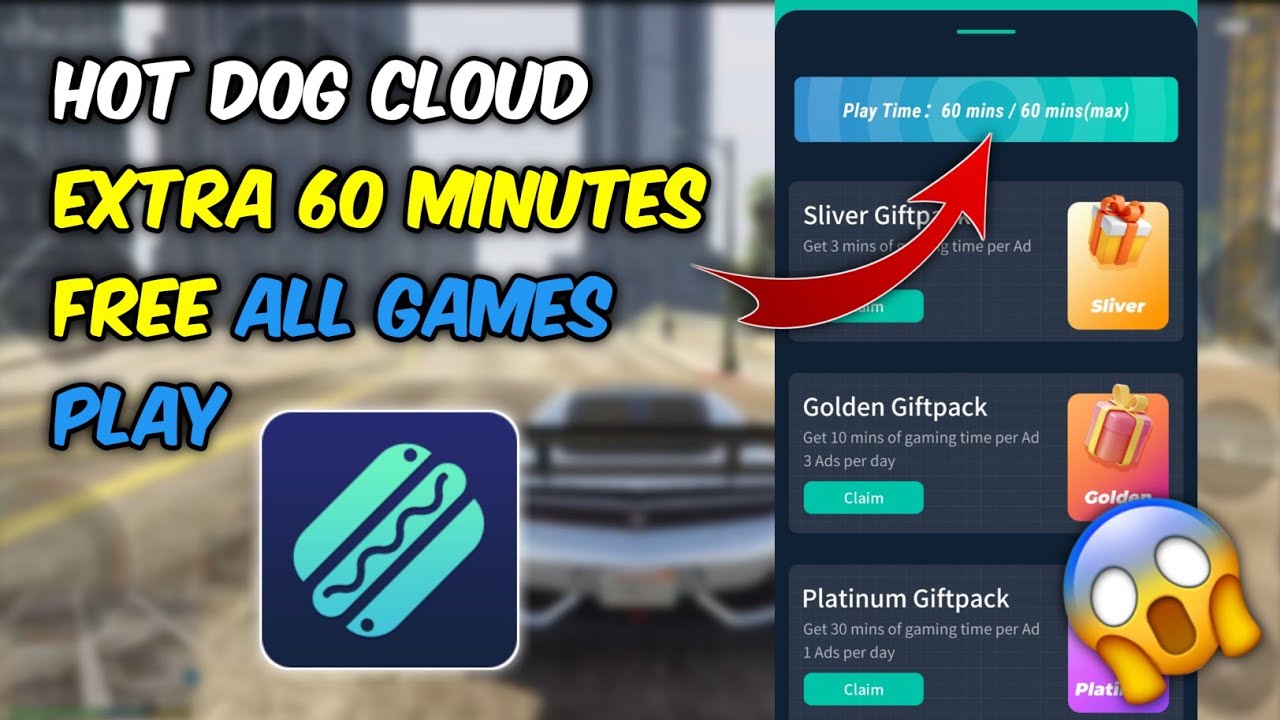 HotDog Cloud Free Extra 60+60 Minutes All Games Play