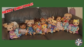 Baby Alive Dolls Open Their Christmas Presents! | Shining Star TV | screenshot 4
