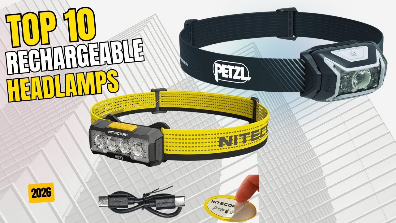 Best Headlamp 2026 | Top 10 Best Rechargeable Headlamps for Hiking, Running & Camping
