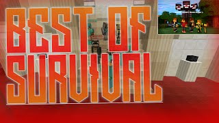 BEST OF SURVIVAL PLOTS!!!  Minecraft Central w/ Fire