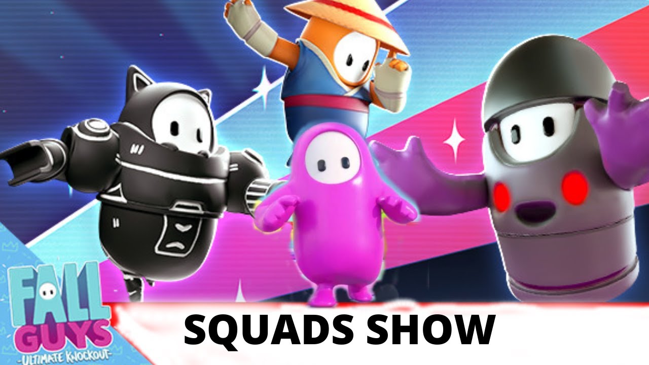 Playing FALL GUYS Squads Show for the 1st Time with Devolver Digital Costumes