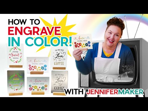 How to Color Engraving made on a Cricut or a Glowforge  FIVE Methods Tested
