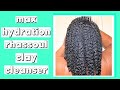BEST Clay for Natural Hair | DIY Rhassoul Clay Wash | Winter Routine for Max Hydration | Naomi Sarah