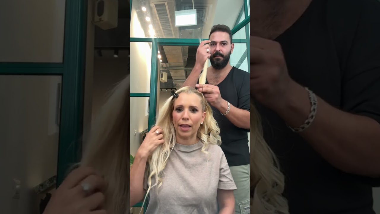 ככה? פחות.. 🤣 #נתיהגעתיהופעתי #עיצובשיער