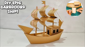 How To Make A Boat Models With Cardboard #4 | Do It Yourself
