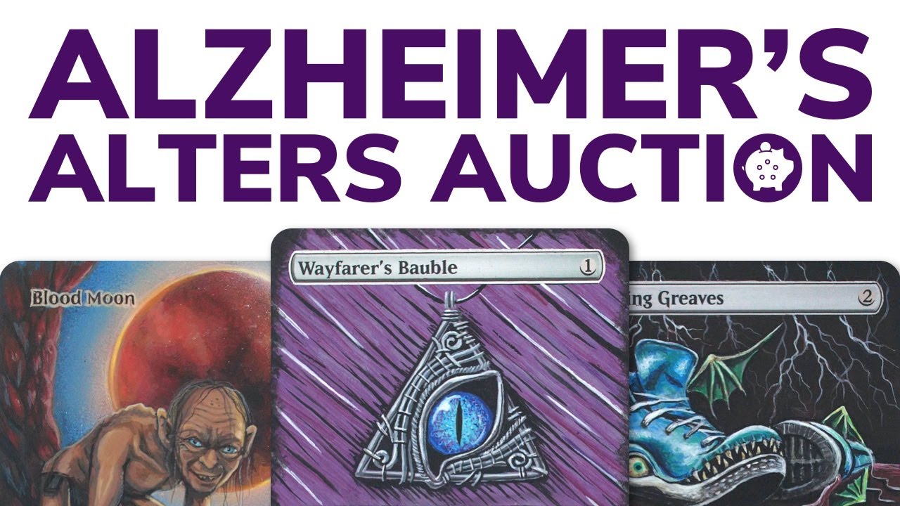 Alters Auction for Alzheimer's | Magic the Gathering Altered Art Cards | The Alzheimer's Association