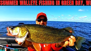 Green Bay Summer Walleye Fishing