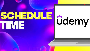 How to Start Schedule Learning Time on Udemy Easy and Quick