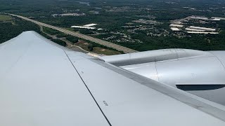 American Airlines Boeing 777-200ER Taxi and Departure from Charlotte